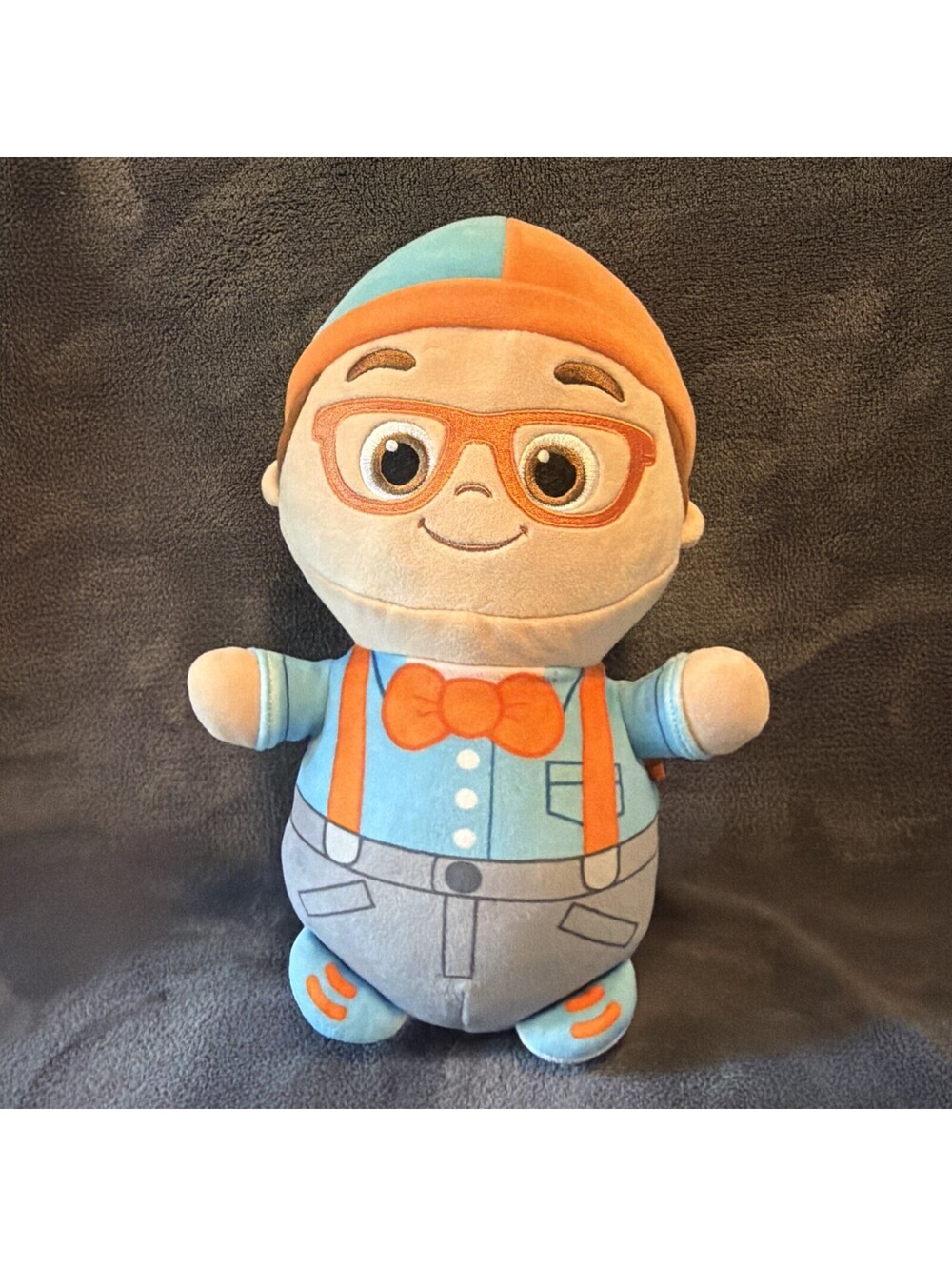Blippi Plush Doll Stuffed Toy Small 6-14 in Blue Orange Gray Washable